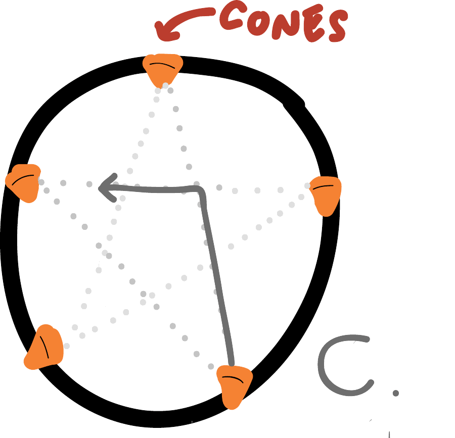Cone Star Pattern for Riding